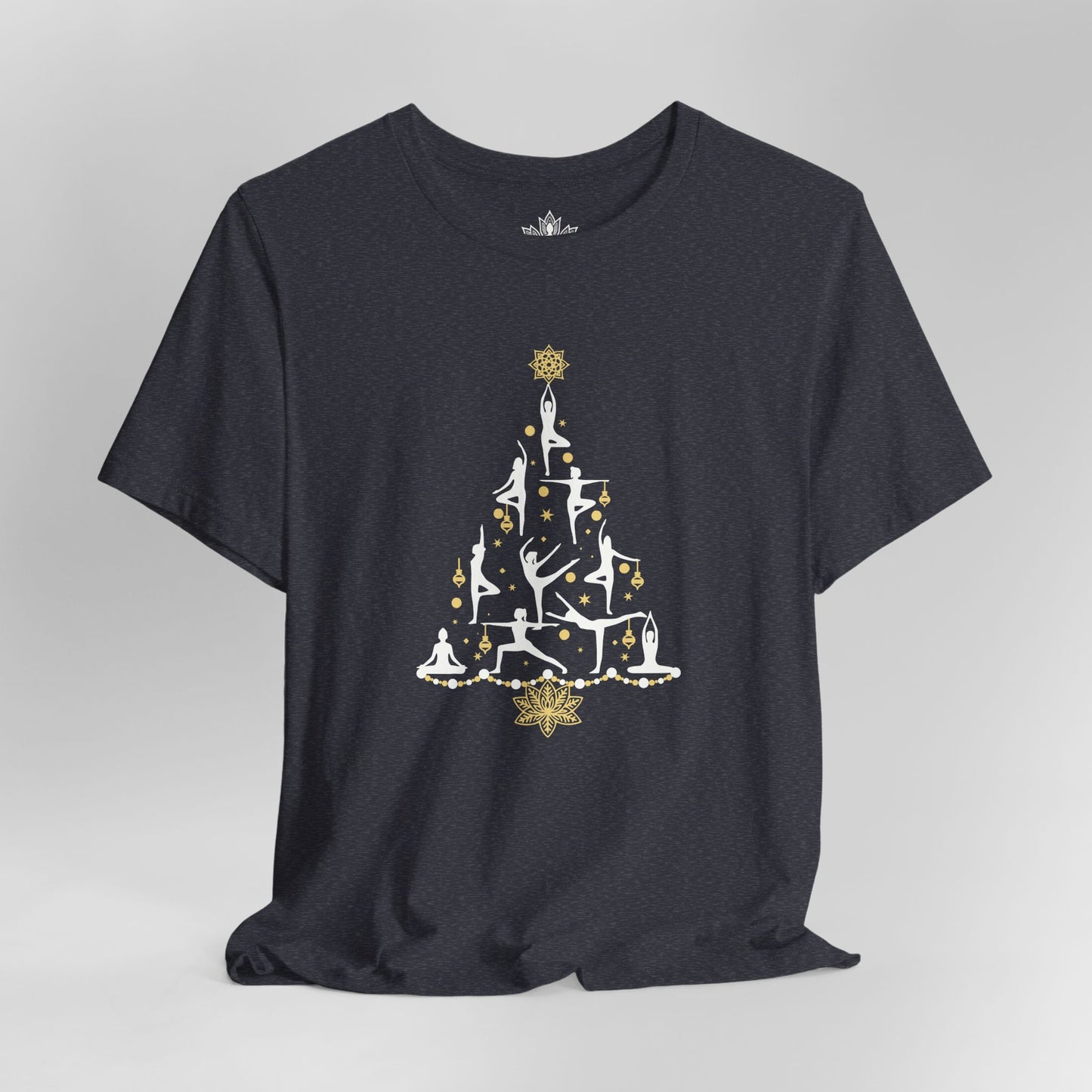 T-shirt de Noël Yoga Poses Christmas Tree – Pleine conscience