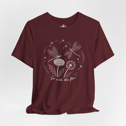 Go With The Flow Delicate Dragonflies Tee