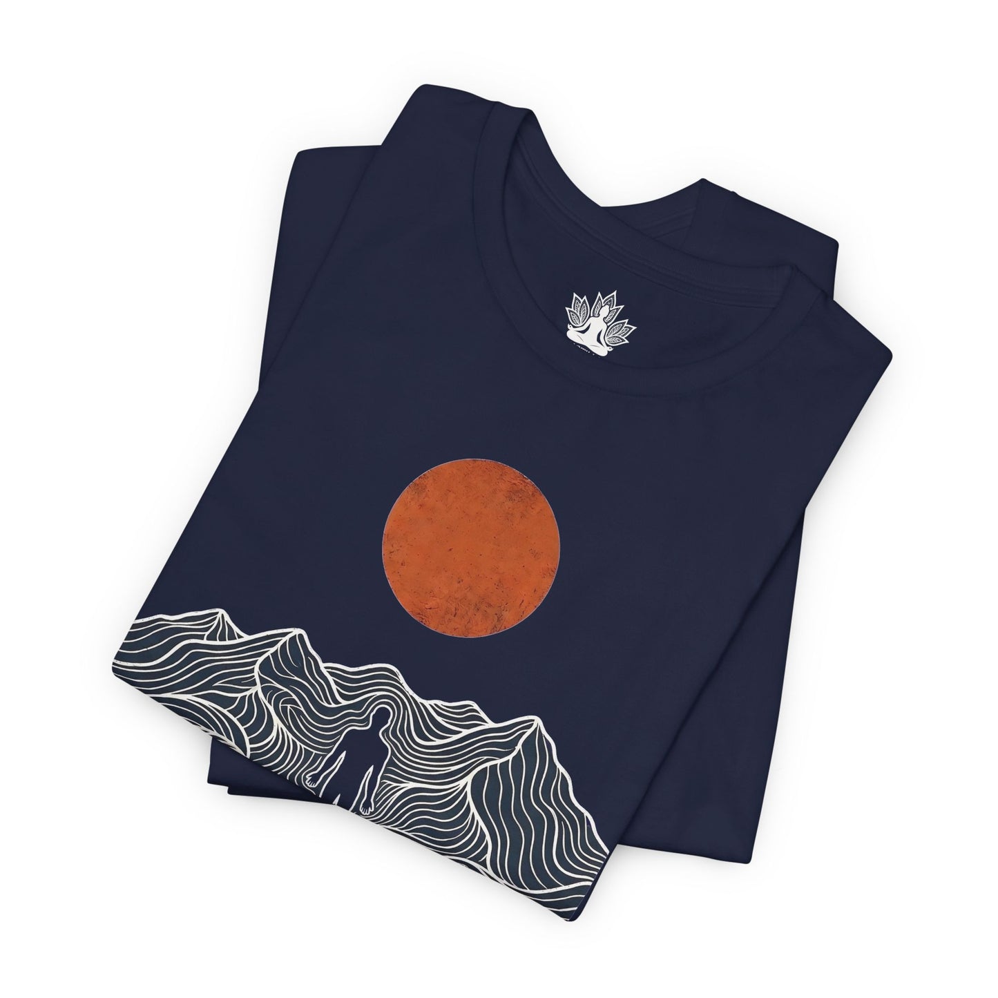 Retro Mountain Pose Men Tee