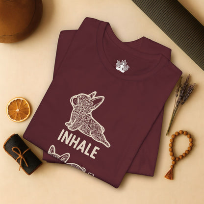 Frenchie Inhale Exhale Tee