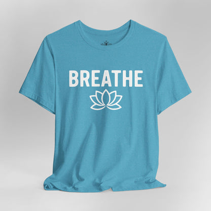 Breathe Lotus – Minimalist Yoga Class Men Tee