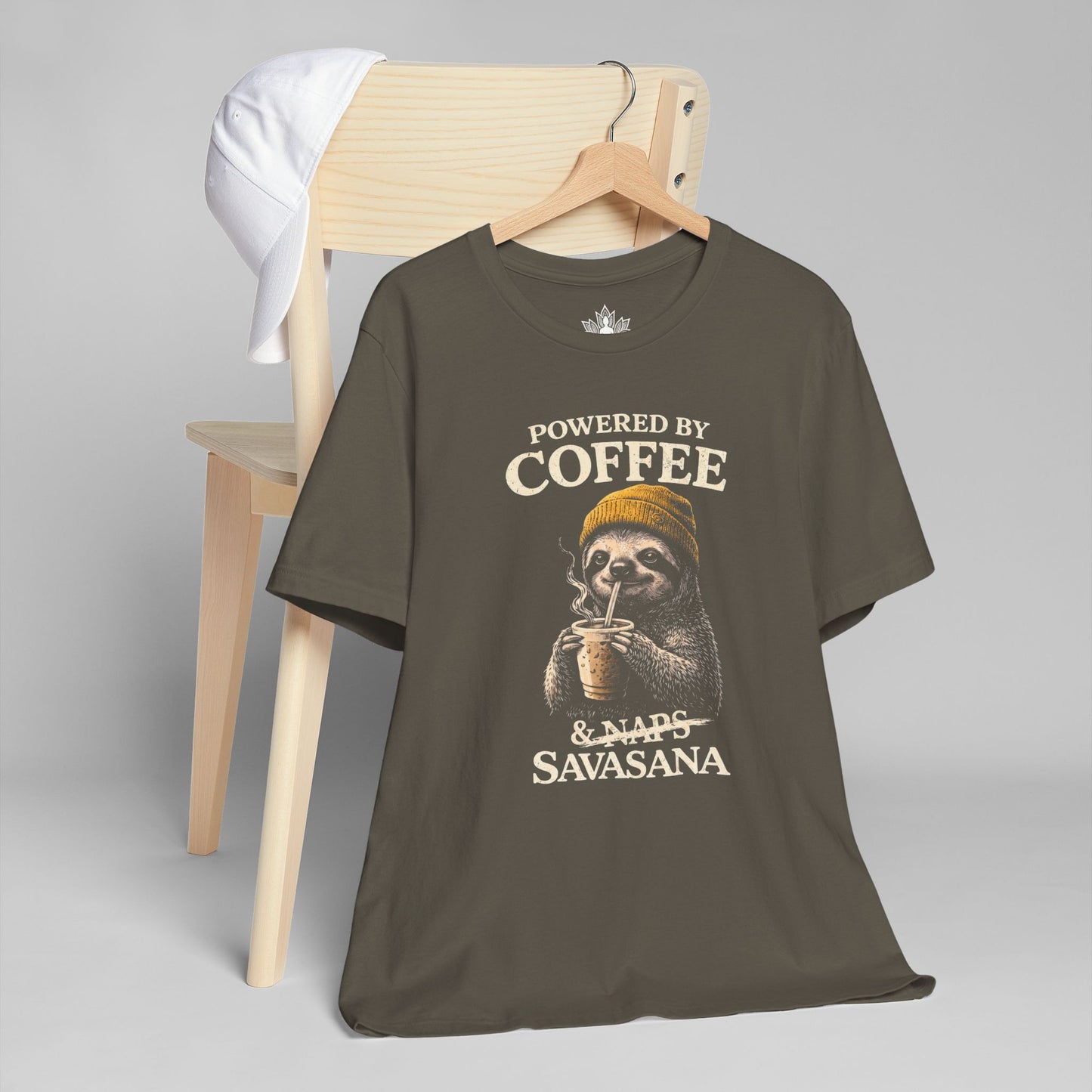 Powered By Coffee & Savasana Men Tee