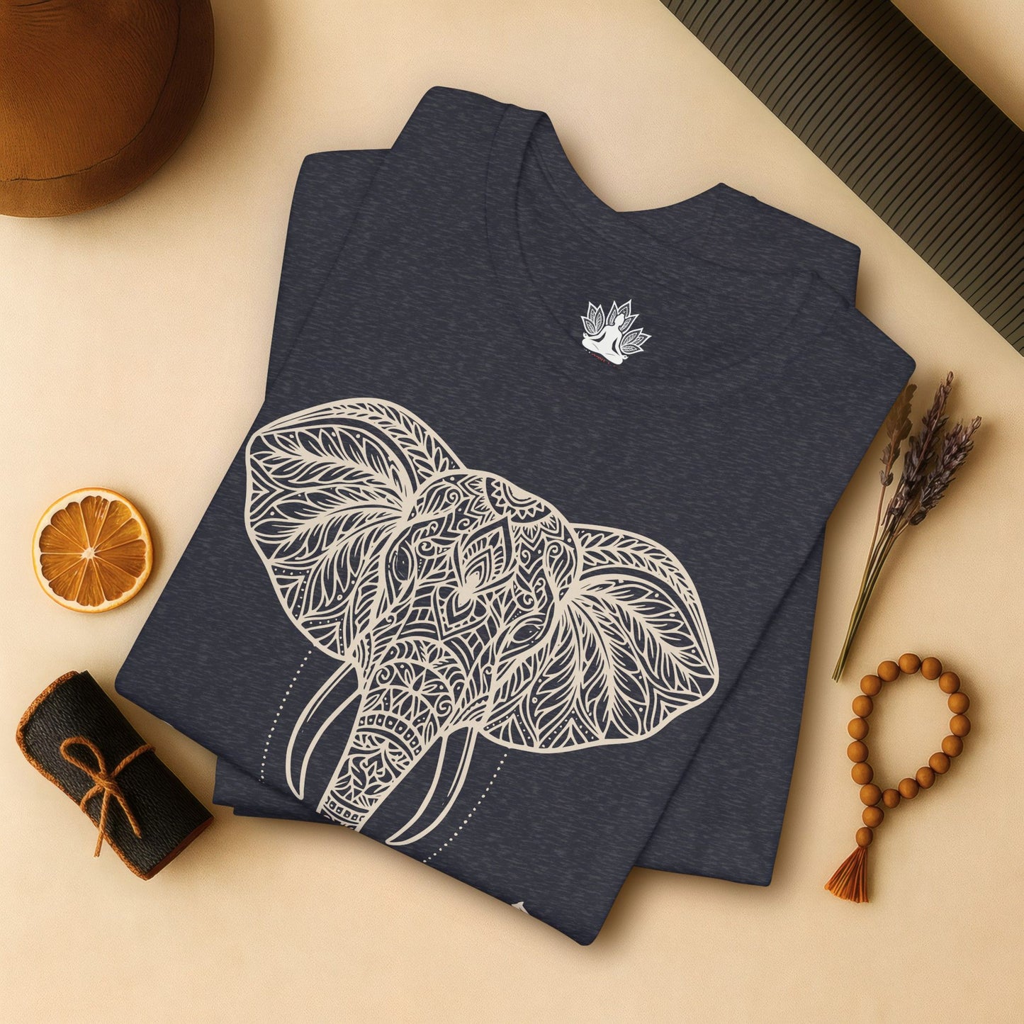 Elephant Mandala Art Tee