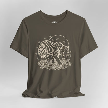 Peaceful Tiger – Mandala Flow Tee