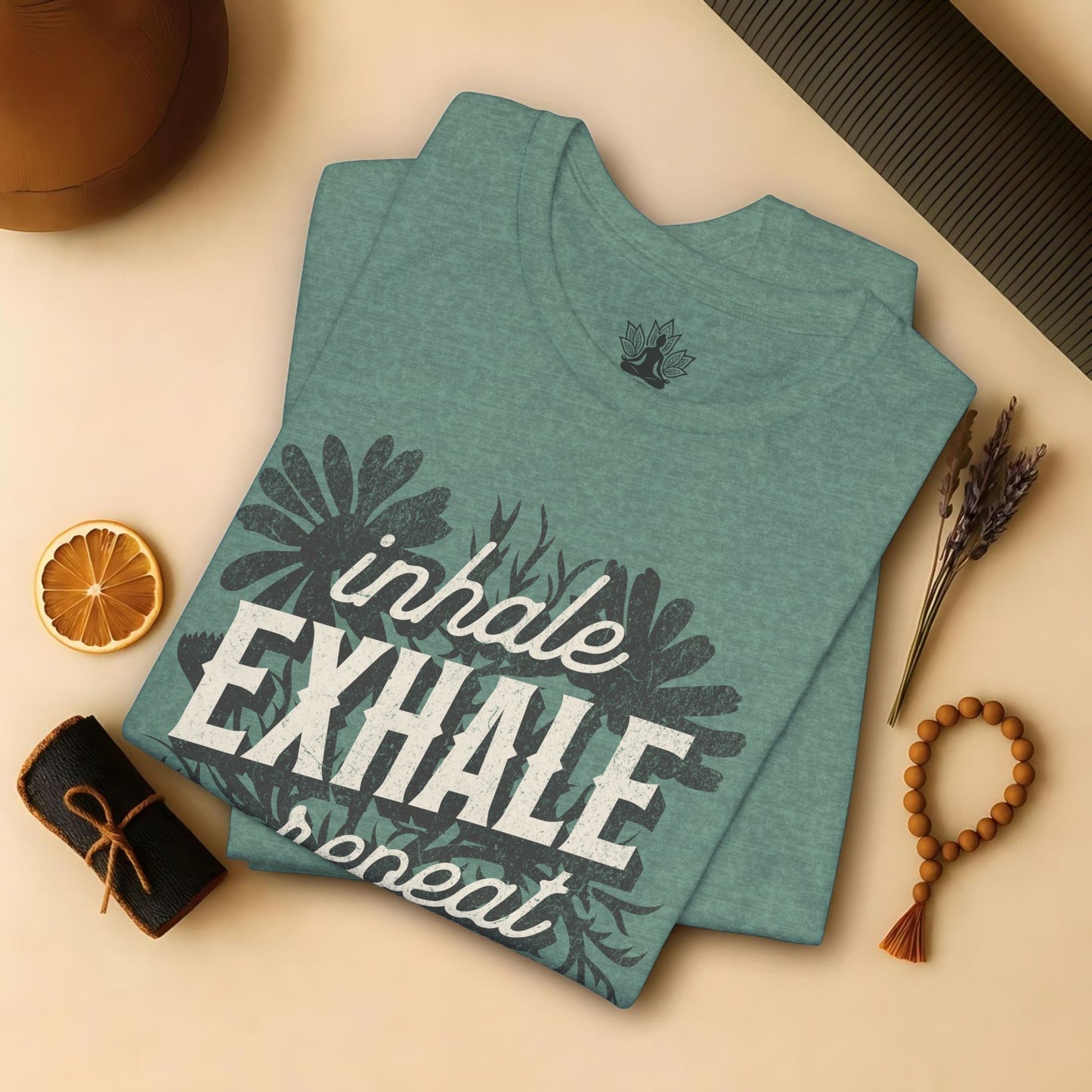 Inhale Exhale Repeat Floral Tee