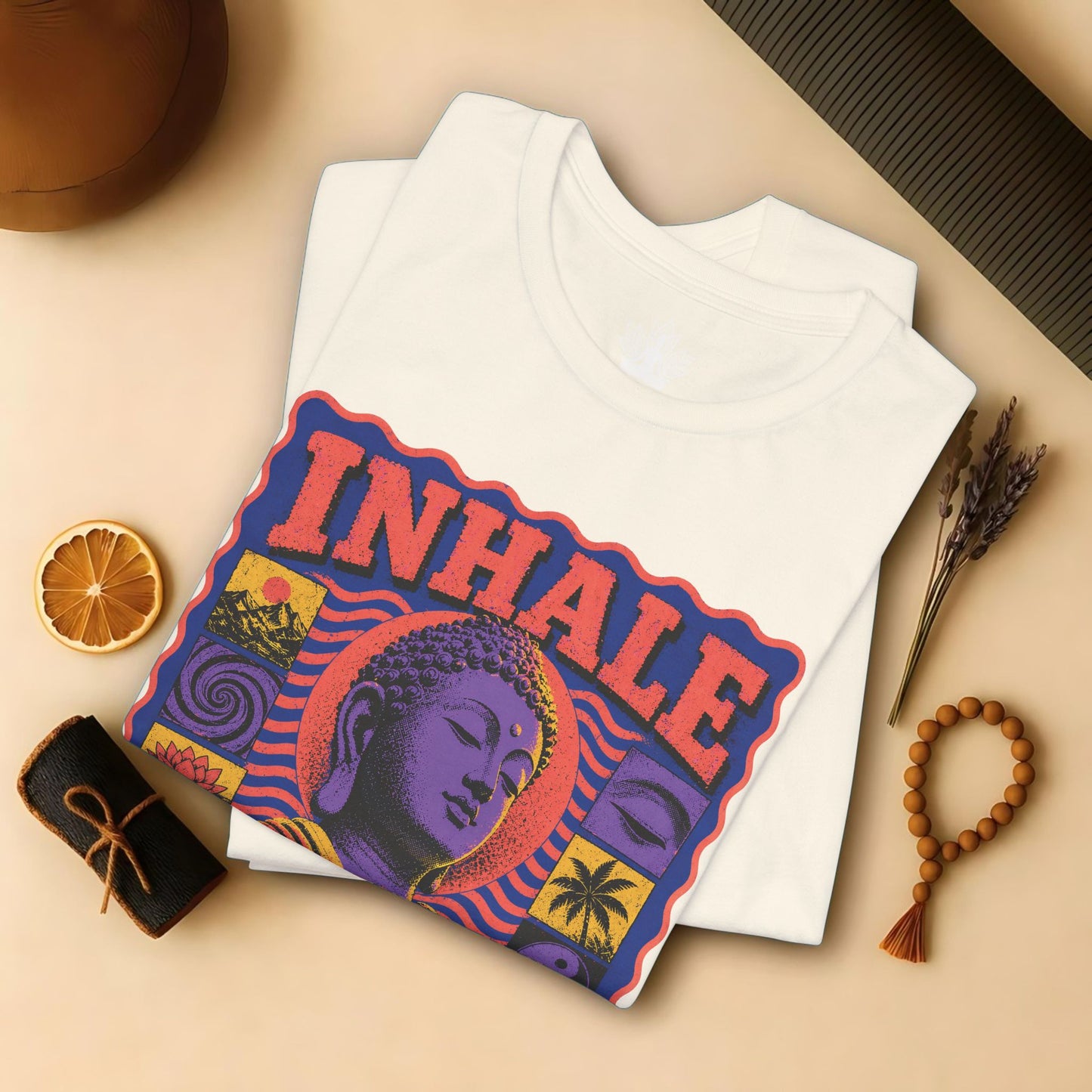 90s Bold Buddha Print Tee