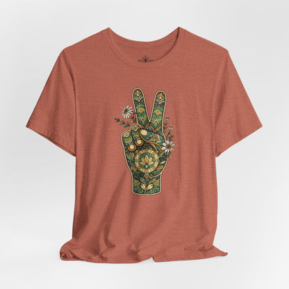 Boho Peace Hand Tee