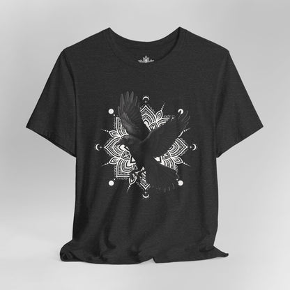 Mystic Raven Mandala Men Tee