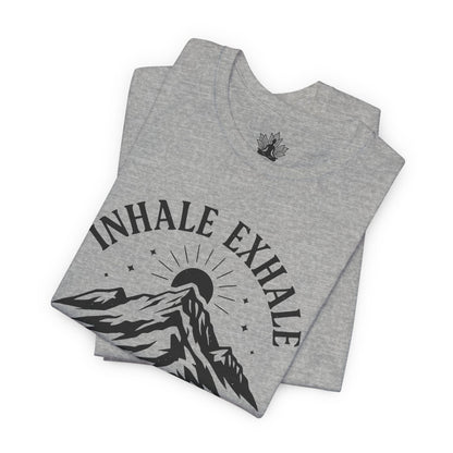 Inhale Exhale Repeat Mountain Men Tee