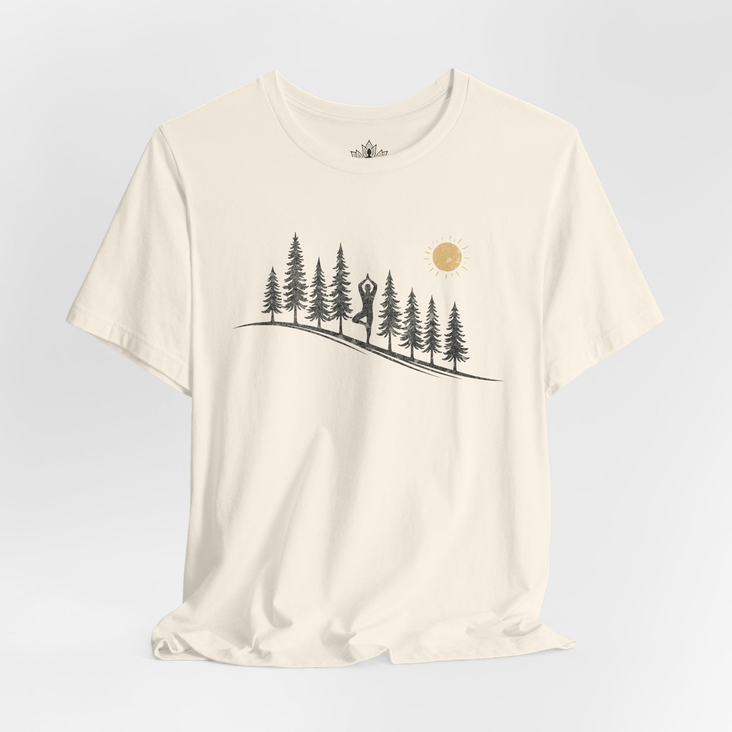 Forest Tree Pose Yoga – Balance in Nature Men Tee