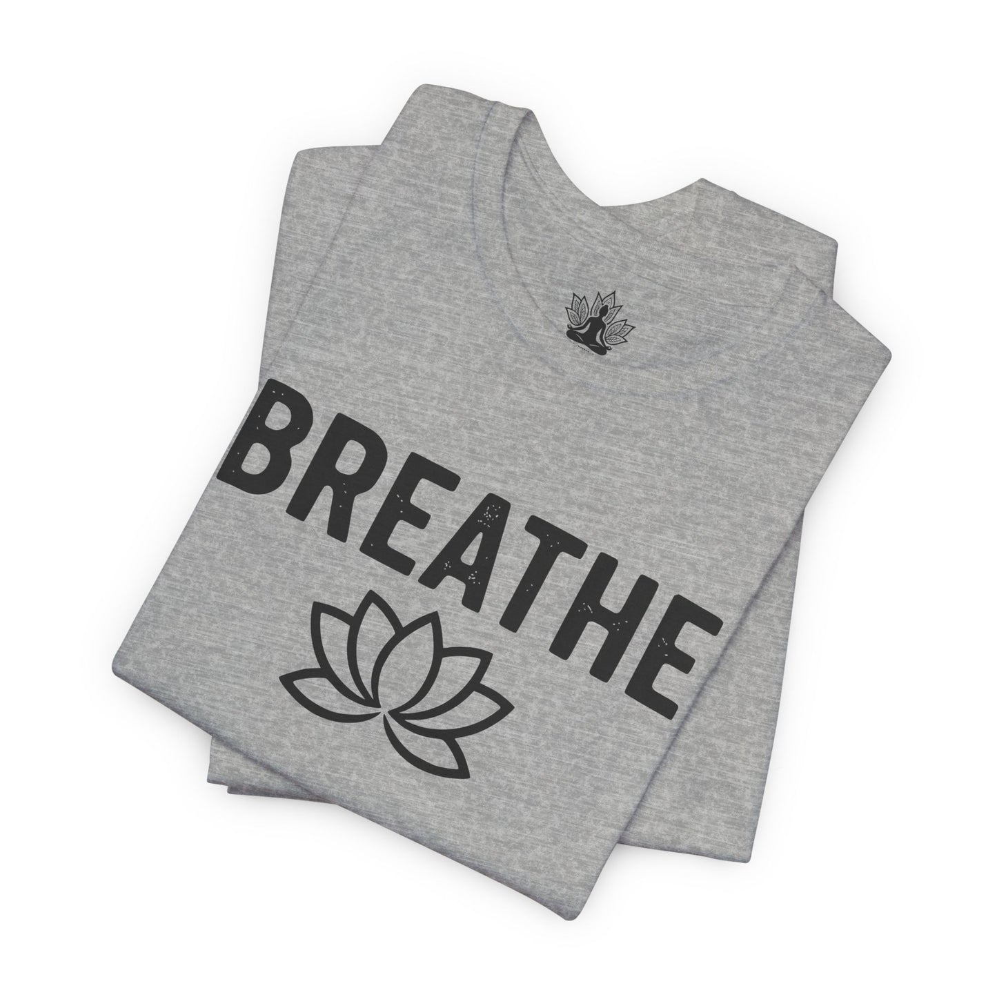 Breathe Lotus – Minimalist Yoga Class Men Tee