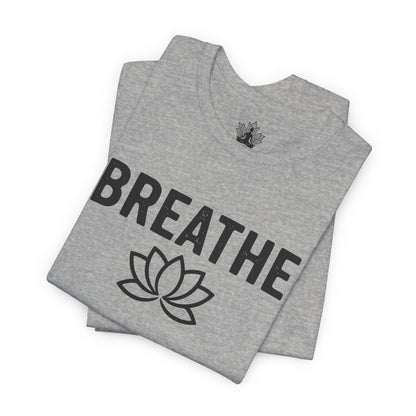 Breathe Lotus – Minimalist Yoga Class Men Tee