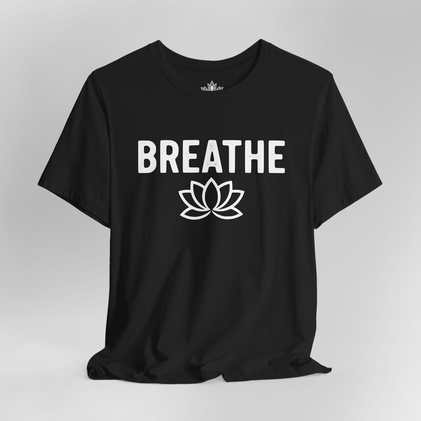 Breathe Lotus – Minimalist Yoga Class Men Tee
