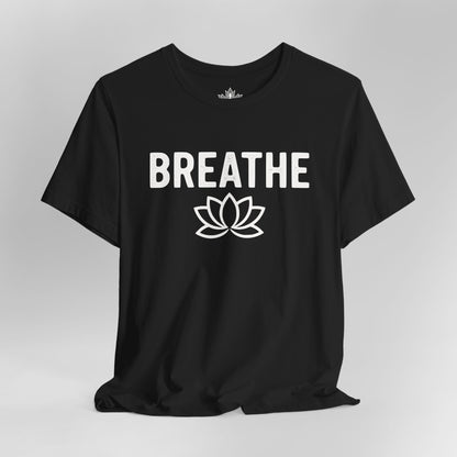Breathe Lotus – Minimalist Yoga Class Men Tee