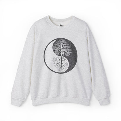 Arbre Yin Yang - Sweat-shirt à racines miroir