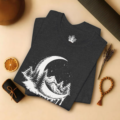 Soften Moon Mountain - Peaceful Meditation Tee