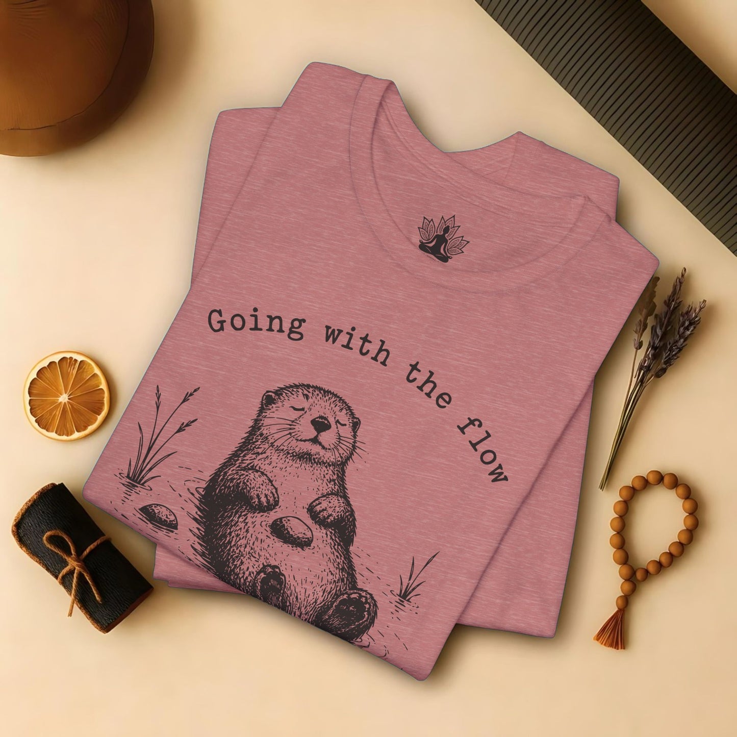 Going With The Flow Otter Tee