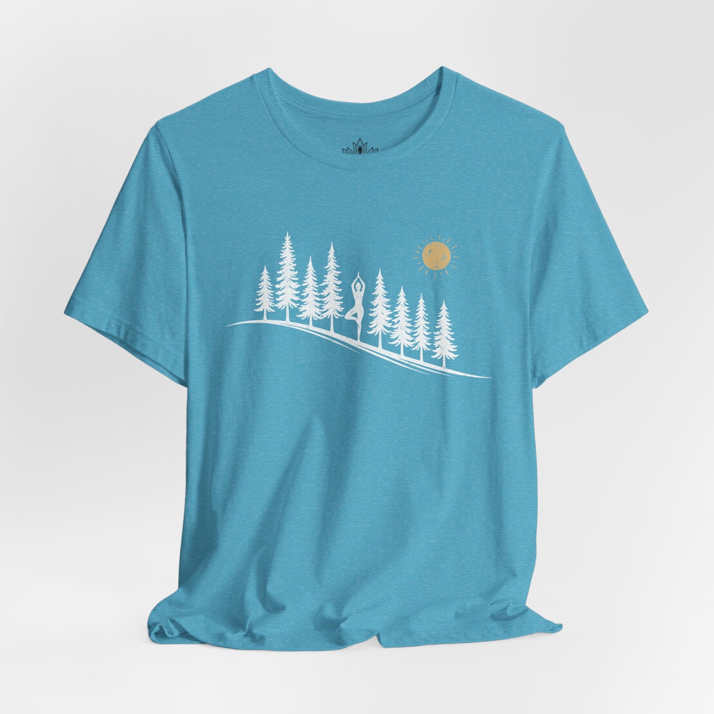 Forest Tree Pose Yoga – Balance in Nature Tee