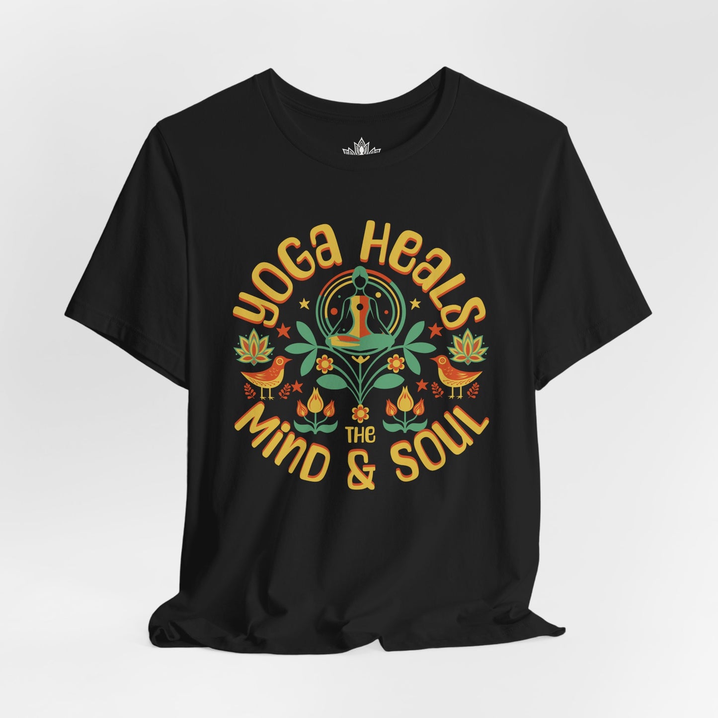 Yoga Heals the Mind & Soul – Boho Tee