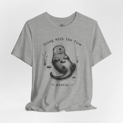 Going With The Flow Otter Tee