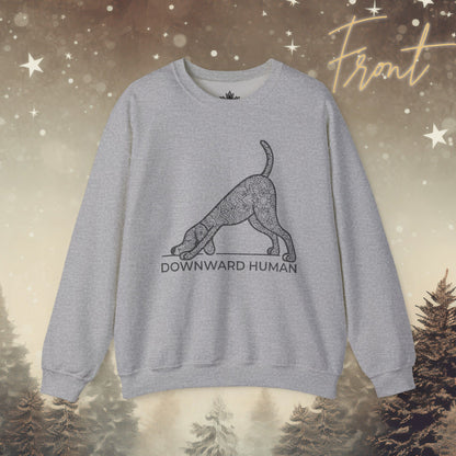 Downward Human Sweater - Mandala Dog