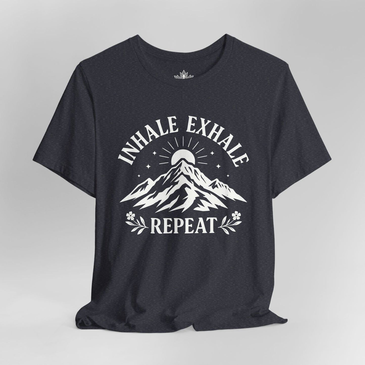 Inhale Exhale Repeat Mountain Men Tee