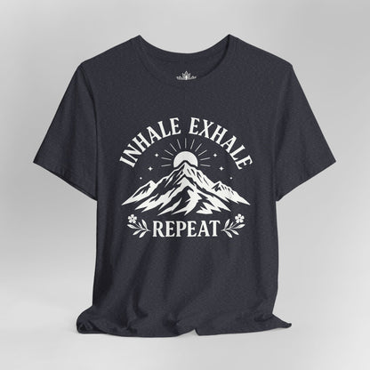 Inhale Exhale Repeat Mountain Men Tee