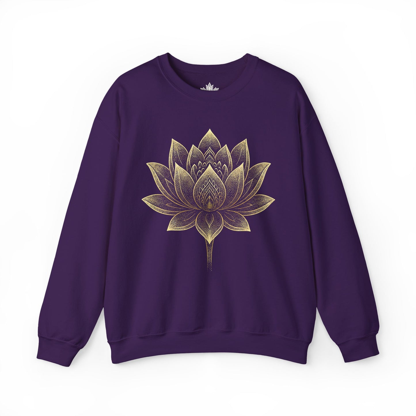 Sweat-shirt Fleur de lotus dorée