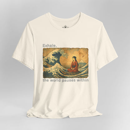 Vague japonaise pleine conscience