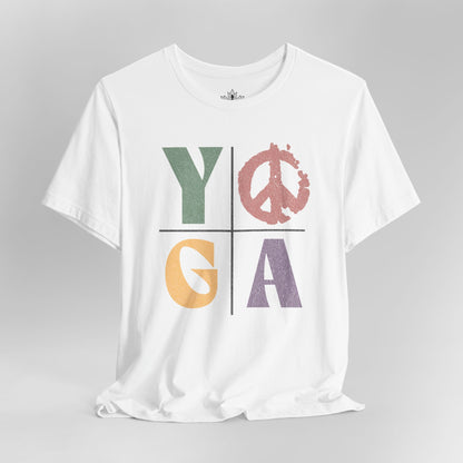 Bold Yoga – Modern Grid Tee