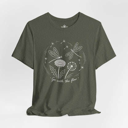 Go With The Flow Delicate Dragonflies Tee