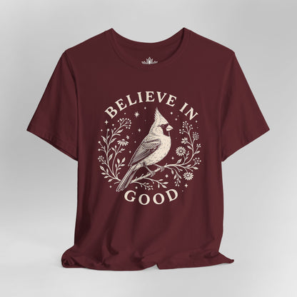 Believe In Good Cardinal Bird Tee