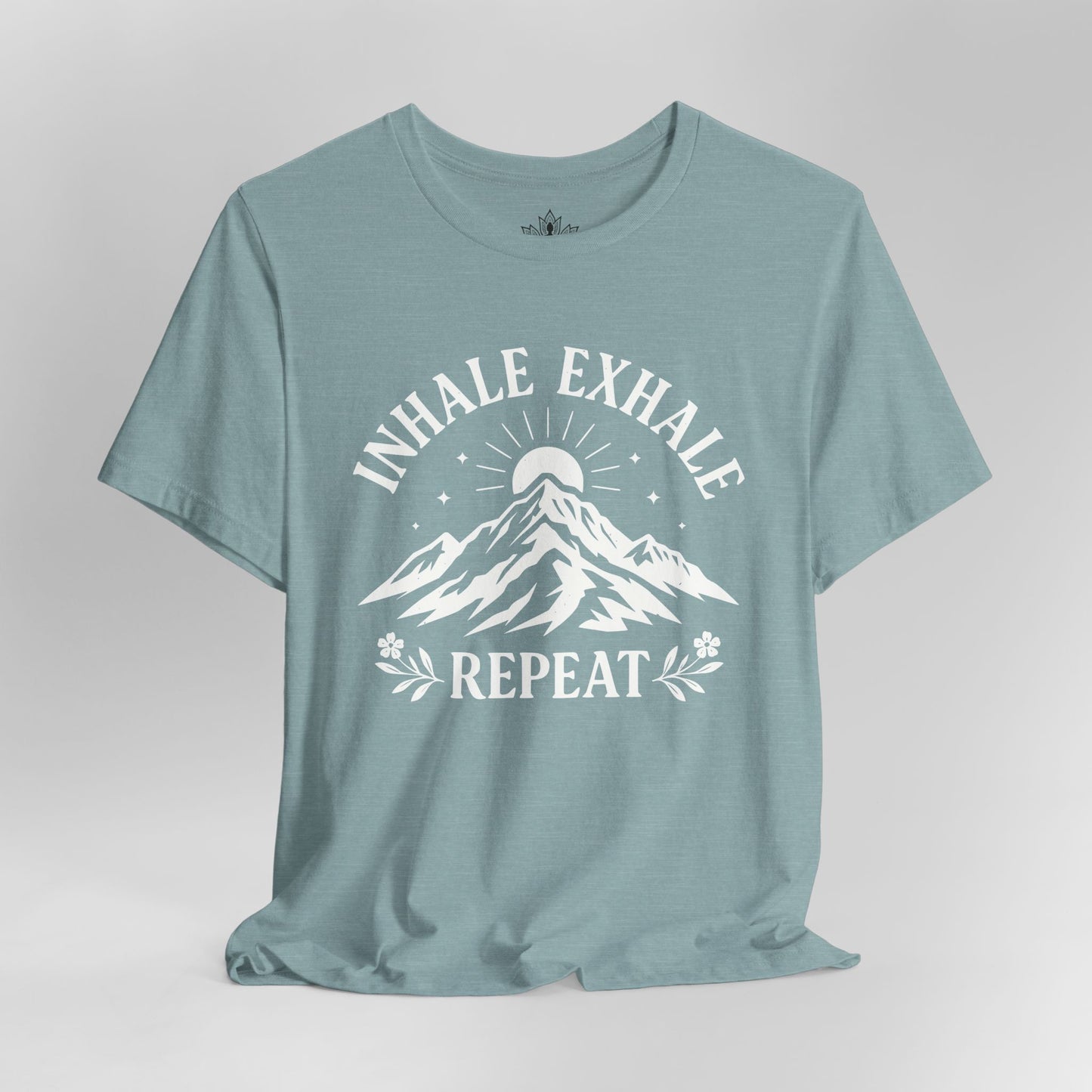 Inhale Exhale Repeat Mountain Men Tee