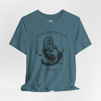 Going With The Flow Otter Tee