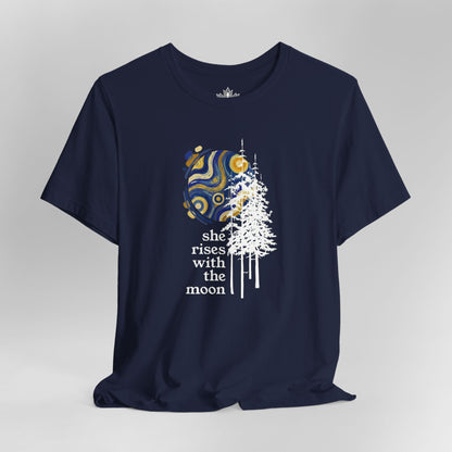 She Rises With The Moon Tee