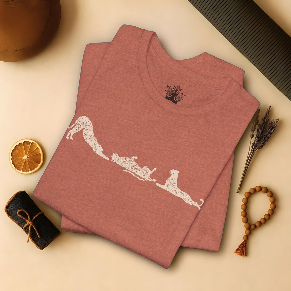 Printify T-Shirt Cheetah Savanna Flow Tee Cheetah Savanna Flow Tee