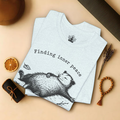 Finding Inner Peace Possum Tee
