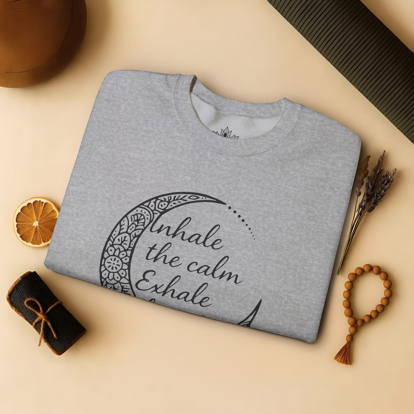 Inhale Calm Exhale Noise - Cozy Sweater