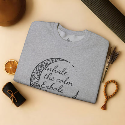 Inhale Calm Exhale Noise - Cozy Sweater