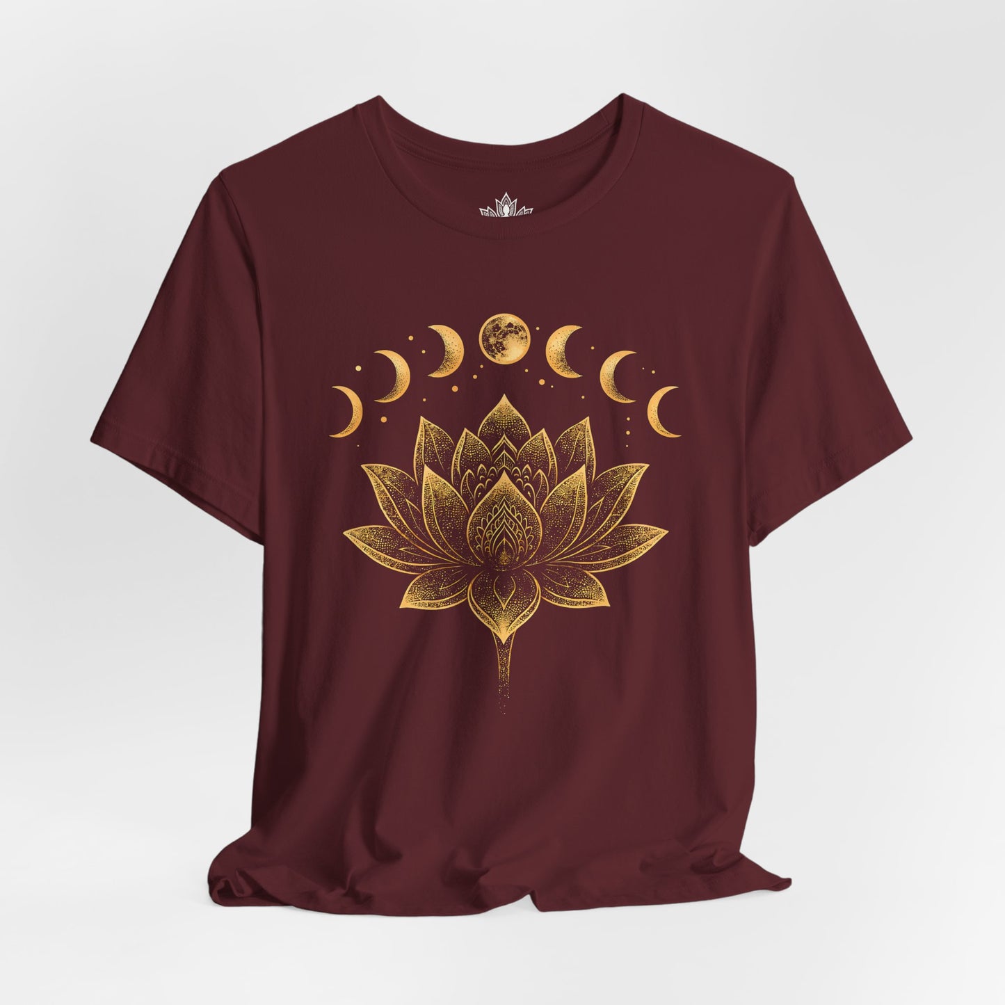 Golden Lotus & Moon Phases Tee