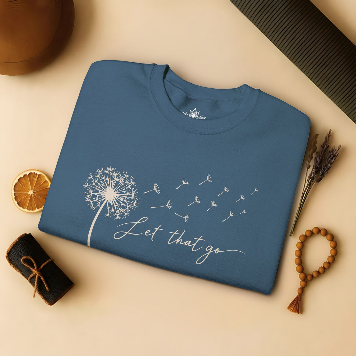 Printify Sweatshirt Let That Go Dandelion Sweatshirt Let That Go Dandelion Sweatshirt