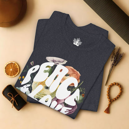 Floral Peace & Love Tee