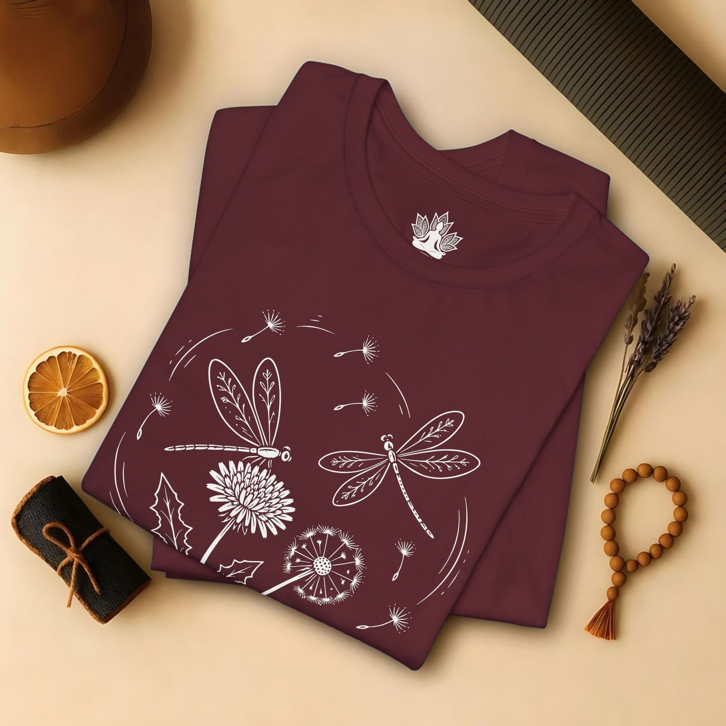 Go With The Flow Delicate Dragonflies Tee