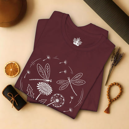 Go With The Flow Delicate Dragonflies Tee