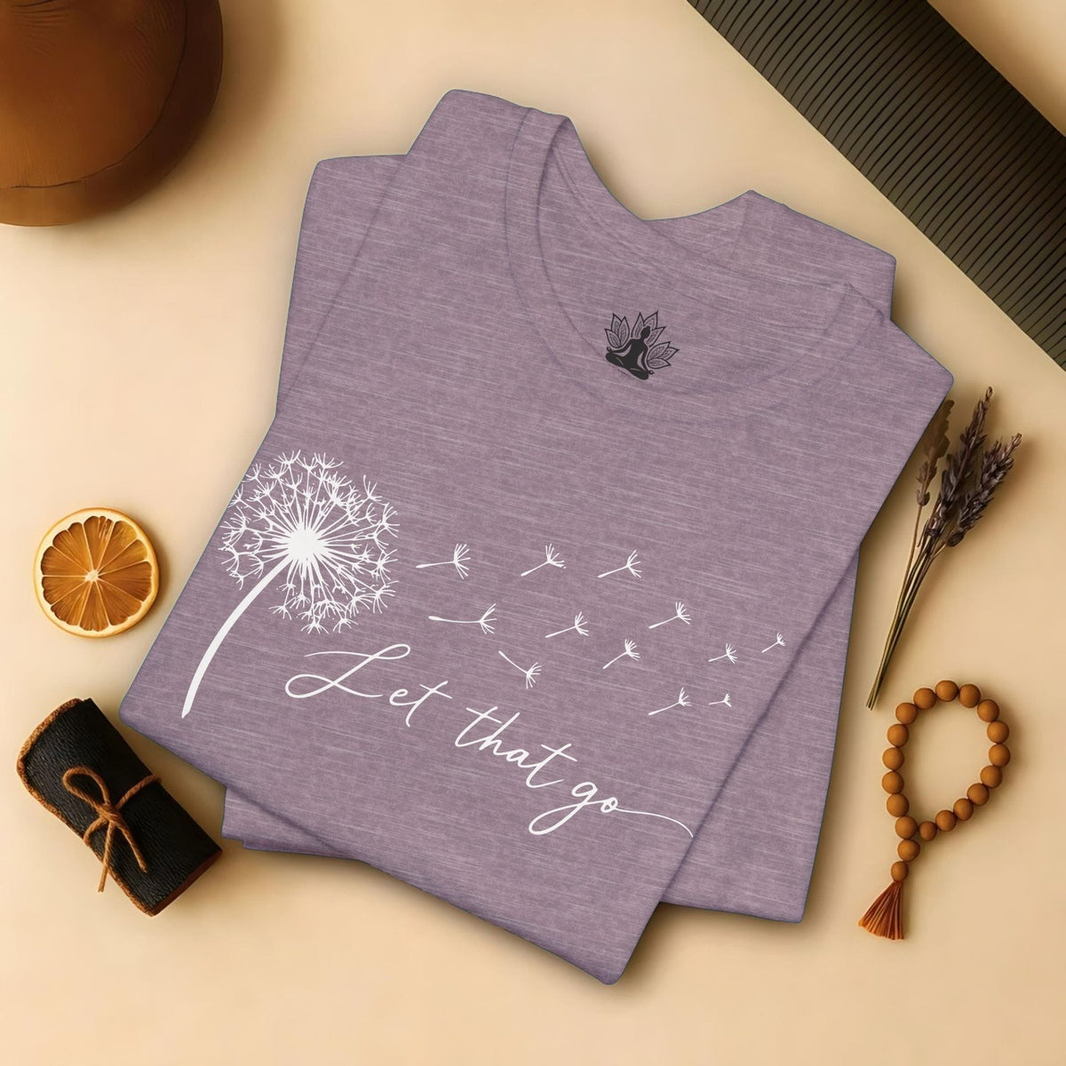 Printify T-Shirt Let That Go Dandelion Tee Let That Go Dandelion Tee
