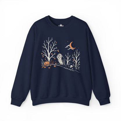Namaste Forest Owl Halloween Edition Sweatshirt