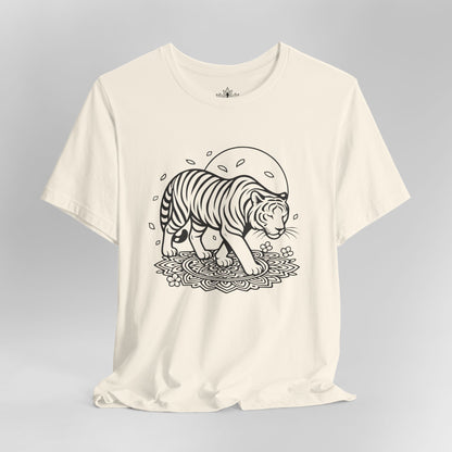 Peaceful Tiger – Mandala Flow Tee