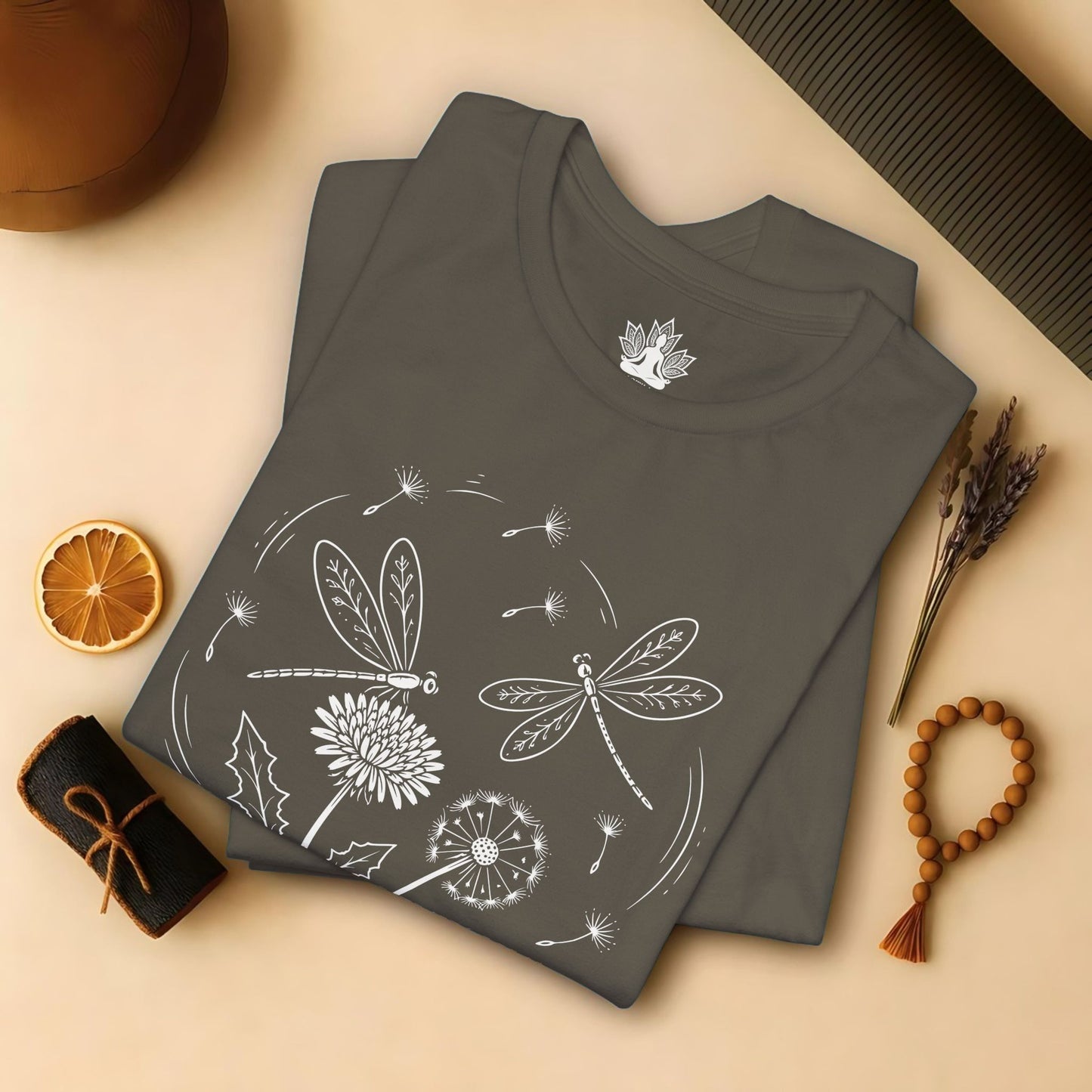 Go With The Flow Delicate Dragonflies Tee