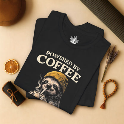 Powered By Coffee & Savasana Tee