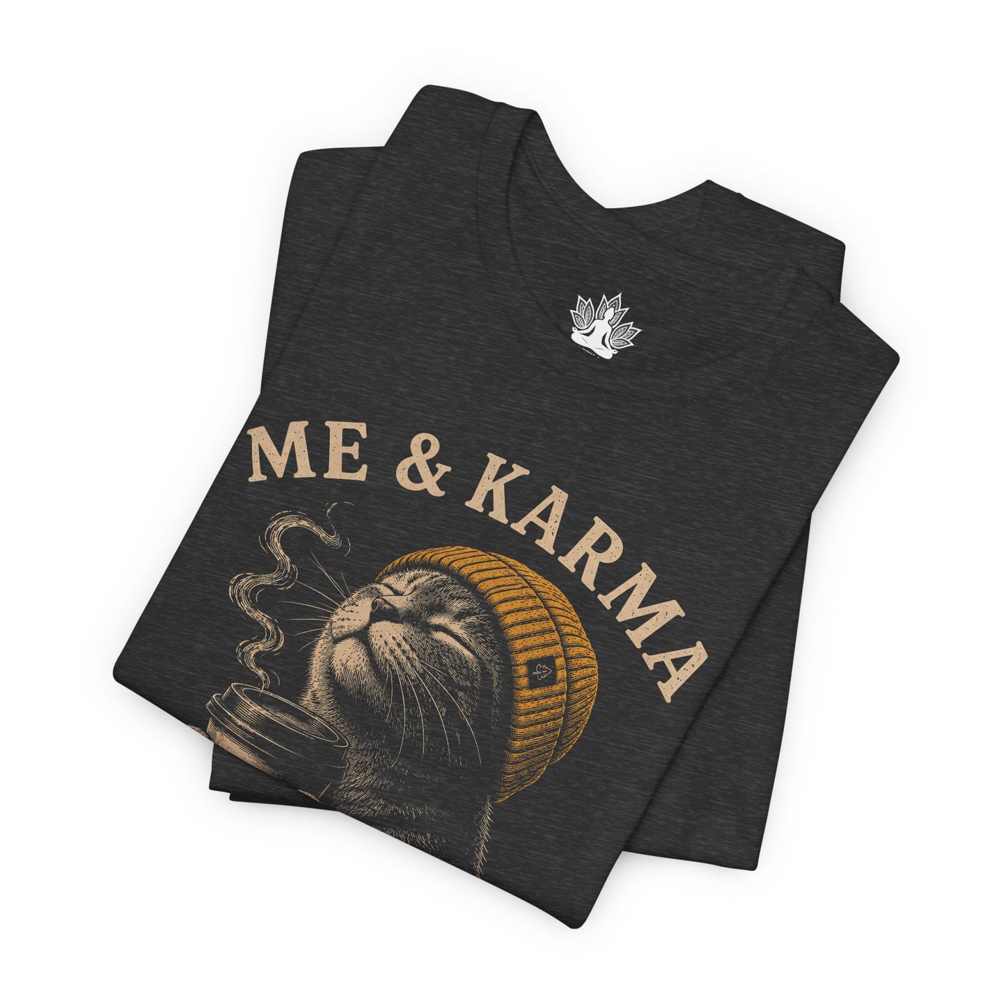 Me & Karma Vibe Like That Cat Men Tee
